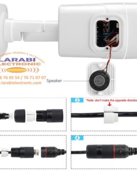 Caméra IP POE AI 5MP – Audio bidirectionnel – Full color – MISECU