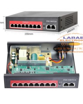 Switch 8 ports POE 48V – MISECU