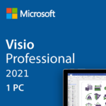 Microsoft Visio 2019 Professionnel pour Windows – 1 PC