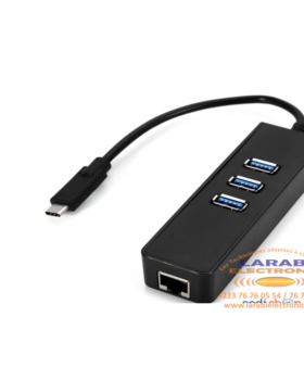 Adaptateur USB type C 3.0 3ports
