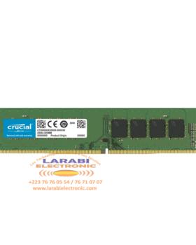 CRUCIAL Barrette De RAM DDR4 4 GB Mémoire Vive Pour Ordinateur Bureautique