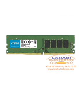 CRUCIAL Barrette De RAM DDR4 8 GB Mémoire Vive Pour Ordinateur Bureautique