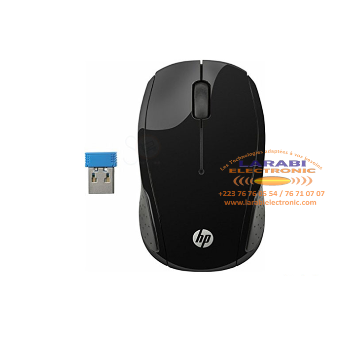 Souris Sans Fil HP 200 pour Ordinateur- Wireless Mouse-200 – LARABI  ELECTRONIC