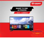 Téléviseur – Smart TV, 43 Pouces(108cm),