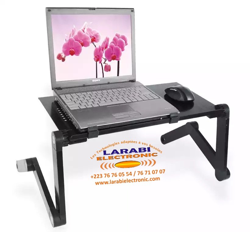 Lapdesks Support Pliable pour Ordinateur Portable Noir - LHMIZA : Boutique  d'achat produits beauté au Maroc - LHMIZA Shop